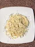 Spaguetti a los cuatro quesos