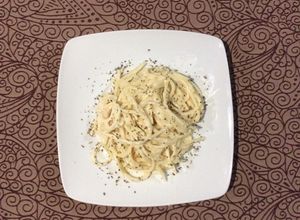 Una foto de Spaguetti a los cuatro quesos
