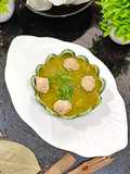 Soya Palak Potato Curry: healthy protein rich curry
