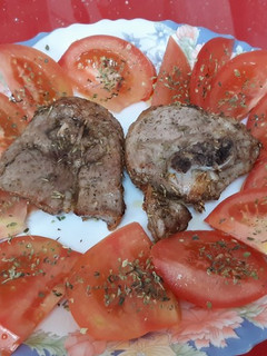Una foto de Filetes de pierna de cordero en airfryer