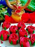 Rose Flower Kaju Katli