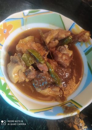 কাঁচা লঙ্কা চিকেন (kacha lonka chicken reipe in Bengali) রেসিপির প্রধান ছবি