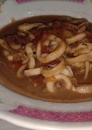 Foto resep Cumi asam manis pedes, bahan seadanya