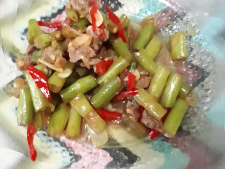 Cara Simple Menyiapkan Resep  Tumis buncis daging cincang yang Enak, Lezat