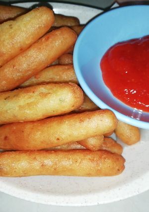 Foto resep 42. Cheezy potato stick / stik kentang keju