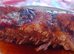 Una foto de Marucha de cerdo braseada