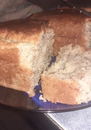Una foto de Budín de banana vegano 🍌🌱