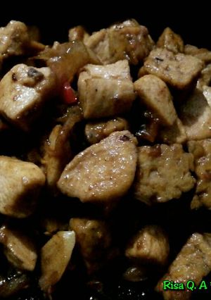 Foto resep Oseng Tempe Daging Ayam