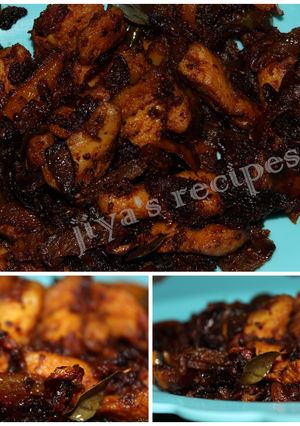 A picture of Kerala Chicken Roast.