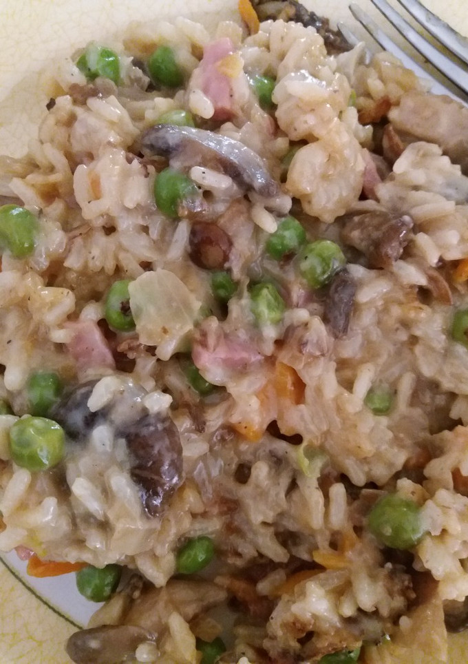Una foto de Risotto súper rápido