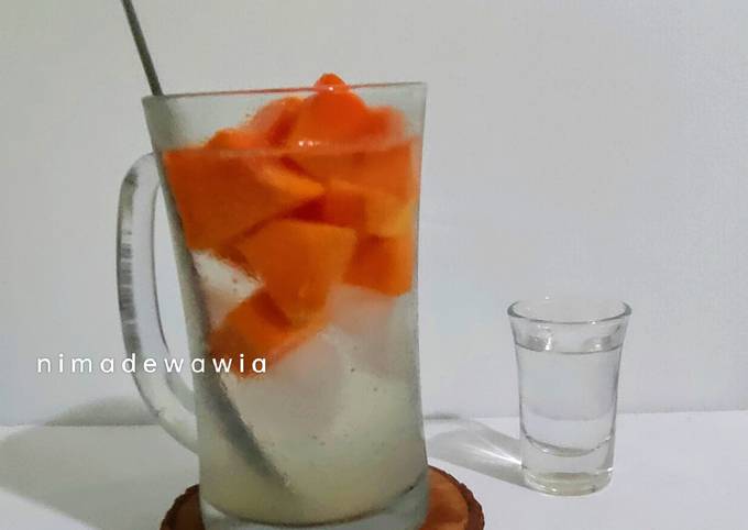 Resep Es Pepaya Soda Oleh Wawia Ni Made Cookpad