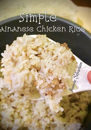 Foto resep Simple Hainanese Chicken Rice