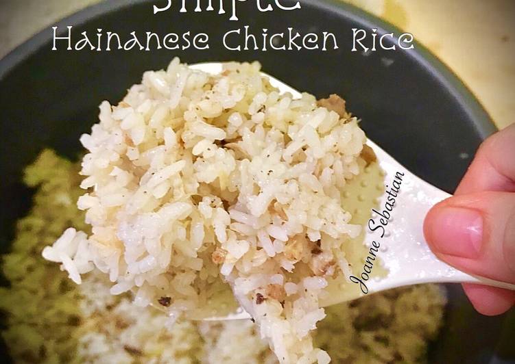 Simple Hainanese Chicken Rice