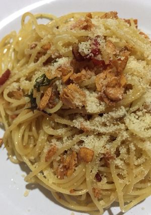 Foto resep Garlic Pasta / Garlic Noodle / Garlic Spaghetti / Mie Bawang Putih