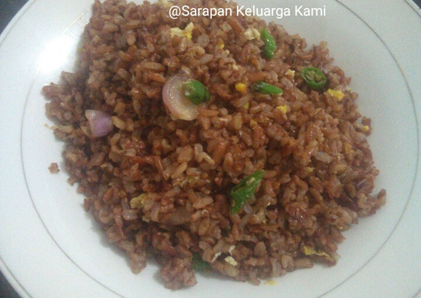 Nasi Goreng Beras Merah