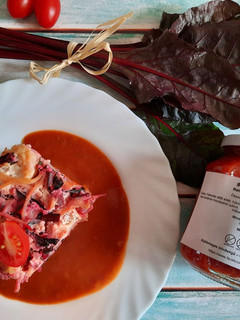 Glutén-, és tejmentes mangoldos karfiolfelfújt recept fotója