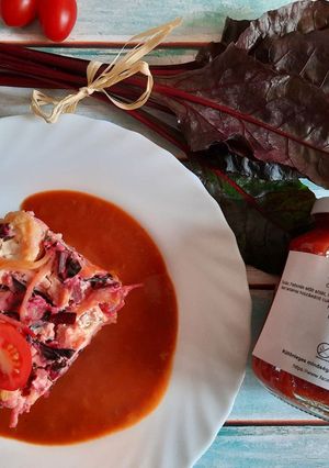 Glutén-, és tejmentes mangoldos karfiolfelfújt recept fotója