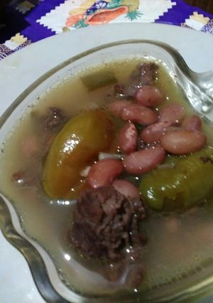 Foto resep Angeun kacang khas Bandung (sayur kacang merah khas bandung)