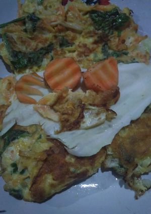 Foto resep Telur dadar sayuran