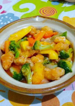 Foto resep Ayam Saus Pedas Manis
