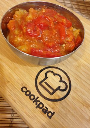 Paprika tokány recept fotója