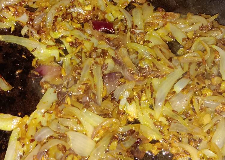 Recipe of Onion sabzi