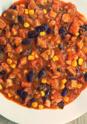 Chilis bab recept fotója