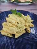 Gluten-Free Penne with Zucchini Pesto
