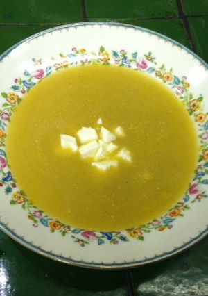 Una foto de Crema de apio