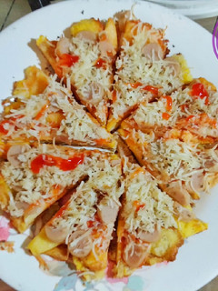 Foto resep Pizza roti tawar teplon