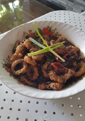 Foto resep Cumi Lada Hitam