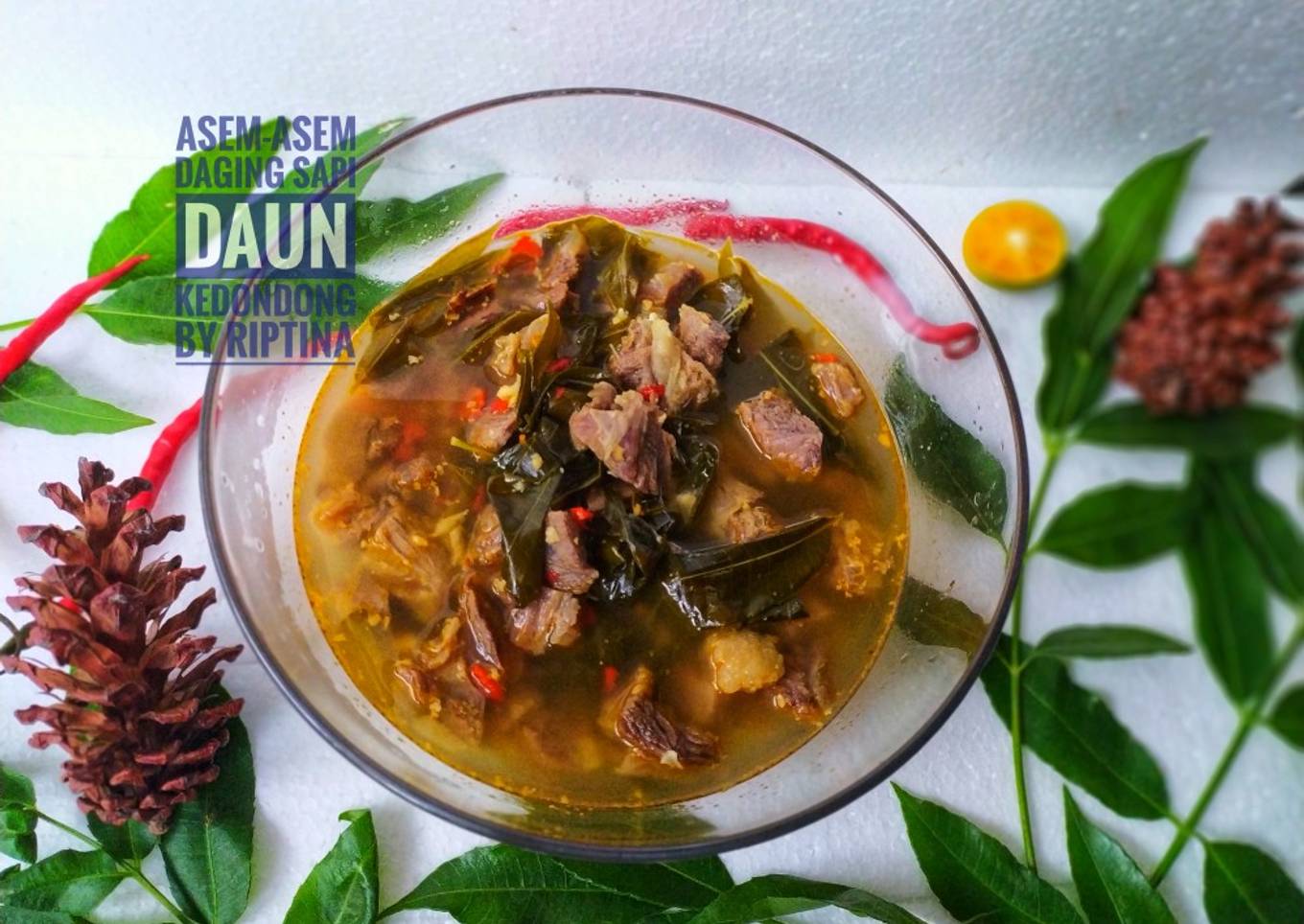 Asem-asem Daging Sapi Daun Kedondong