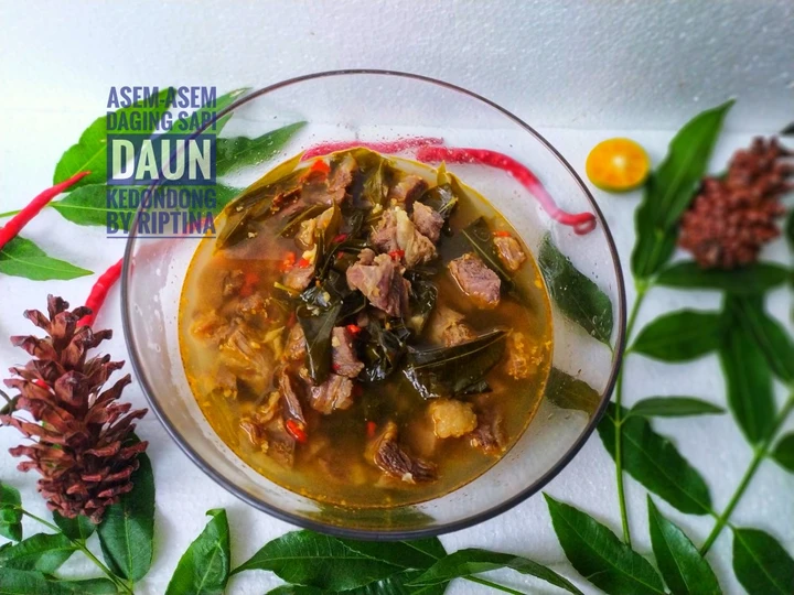 Cara Gampang Menyiapkan Resep Asem-asem Daging Sapi Daun Kedondong Anti Ribet, Enak Banget