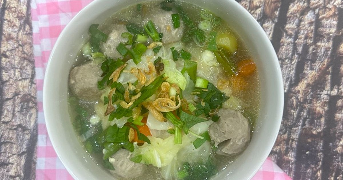 Sop Bakso Wortel
