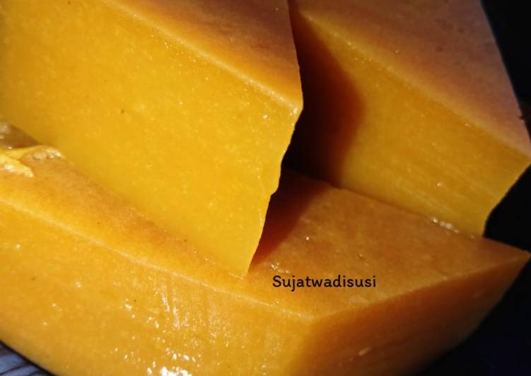 Resep Puding labu merah gula aren oleh Sujatwadisusi 👸 ...