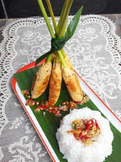 Foto resep Sate Lilit Ayam dengan Sambal Matah