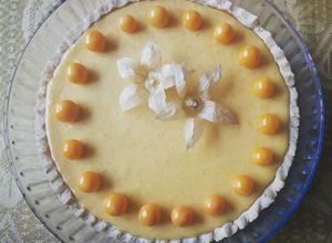 Una foto de Pastel de Aguaymanto