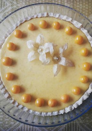 Una foto de Pastel de Aguaymanto