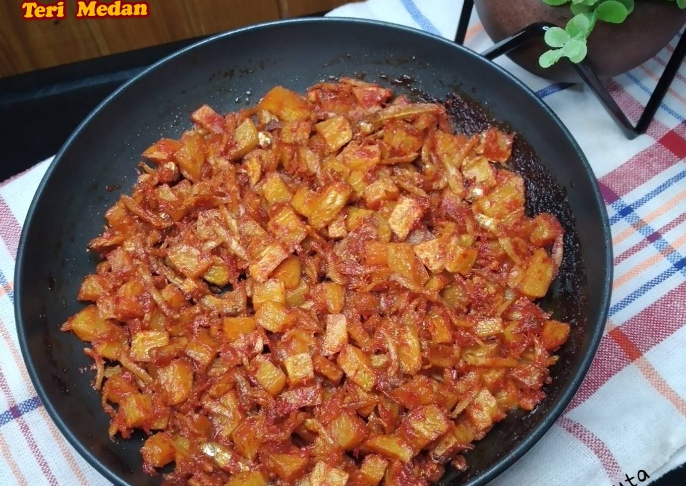 Sambel Goreng Kentang Teri Medan