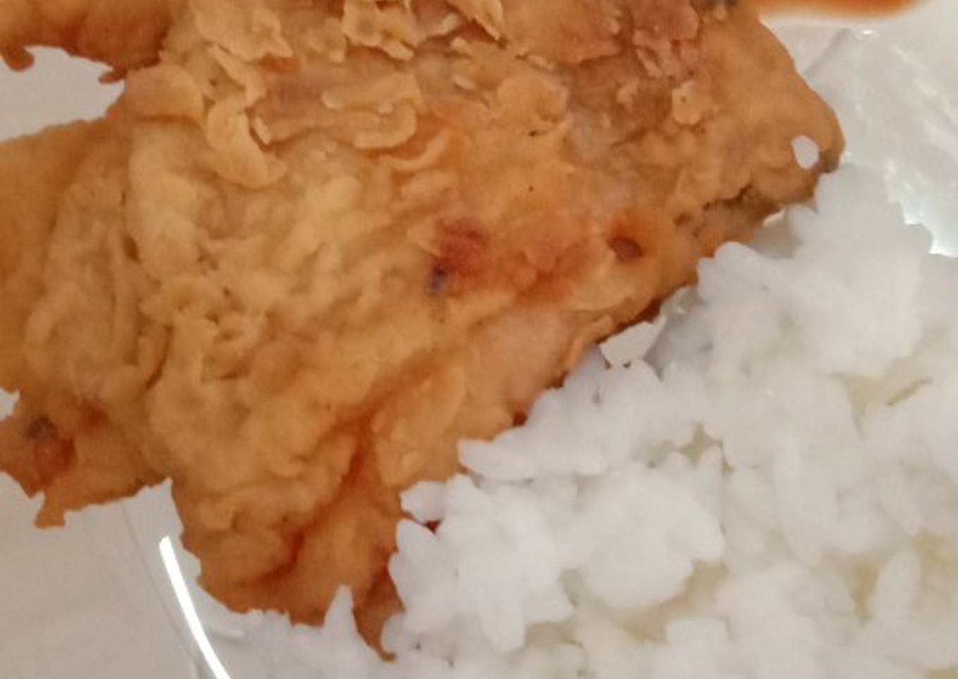 Ayam krispi (tepung utuh)