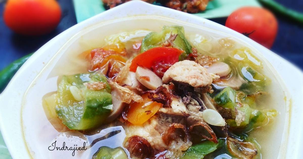 Resep Sup Oyong oleh Indrajied - Cookpad
