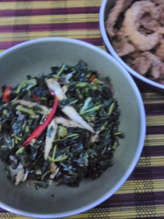 Foto resep Tumis daun pepaya & pindang no pahit