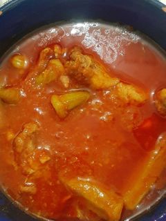 عکسی از دستور خورشت بامیه😋👌