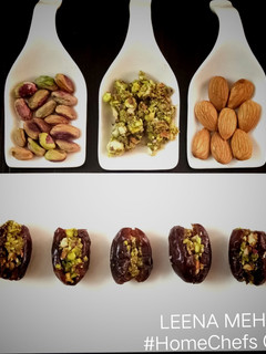 A picture of Dry fruits & Honey stuffed Dates.