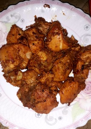A picture of Smoked chicken.