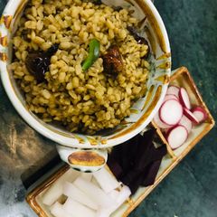 A picture of Dhaba style mash ki daal.
