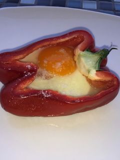 Una foto de Pimientos a la parrilla