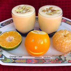 A picture of Orange Lassi.
