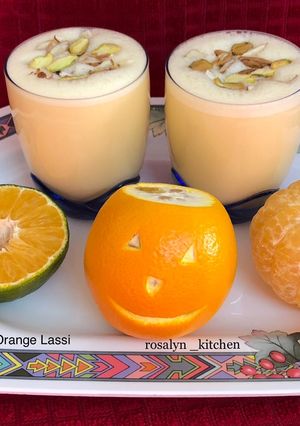 A picture of Orange Lassi.