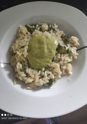 Zdjęcie przepisu Risotto ze szparagami.